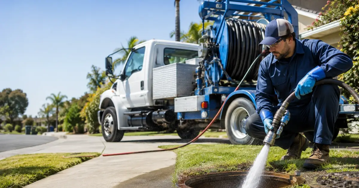 Hydro jet sewer cleaning Talmage