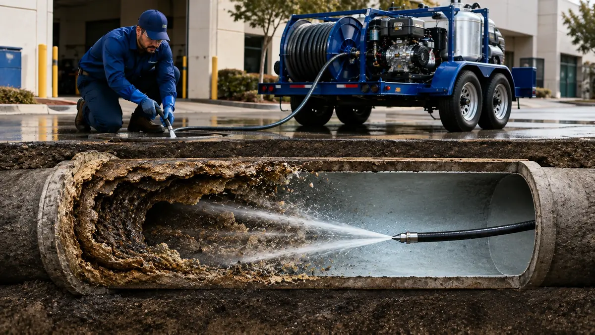 Sewer Pipe Descaling in Talmage